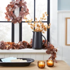 Oblong Distressed Wood Decor Bowl Black - Hearth & Hand™ With Magnolia