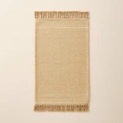 Patterned Border Stripe Area Rug Khaki - Hearth & Hand™ With Magnolia -Hearth & Hand with Magnolia GUEST 1e74ead5 c518 4647 ad06 90bb279f3326
