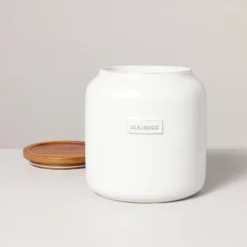 Dry Goods Stoneware Canister With Wood Lid Cream/Brown - Hearth & Hand™ With Magnolia -Hearth & Hand with Magnolia GUEST 2dd49631 52f2 4c1d bf2e 9ec687508552