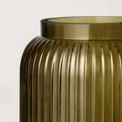 Ribbed Glass Jug Vase Dark Green - Hearth & Hand™ With Magnolia -Hearth & Hand with Magnolia GUEST 3b88faa0 254e 4d08 85ce bee525d3cdd2