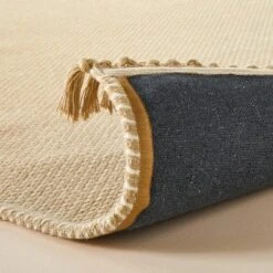 Patterned Border Stripe Area Rug Khaki - Hearth & Hand™ With Magnolia -Hearth & Hand with Magnolia GUEST 498a6bc1 07e8 40f4 a61e fe2e675d2360