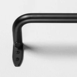 French Return Curtain Rod Matte Black - Hearth & Hand™ With Magnolia -Hearth & Hand with Magnolia GUEST 5987b0dc 45b5 499b b3b8 5ff71a48bb8d
