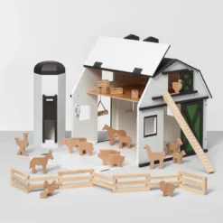 Toy Barn With Animal Figurines - Hearth & Hand™ With Magnolia