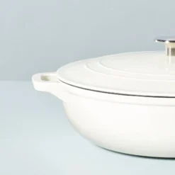 5.3qt Enameled Cast Iron Braiser Sour Cream - Hearth & Hand™ With Magnolia -Hearth & Hand with Magnolia GUEST 8c198140 35a1 4fbe b6a2 f431cc4e8800