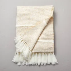 Heathered Stripe Woven Throw Blanket - Hearth & Hand™ With Magnolia -Hearth & Hand with Magnolia GUEST 8cec09de b191 4755 8770 2f6189b6592a
