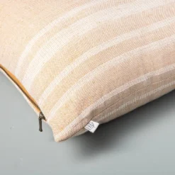 16"x42" Variegated Stripe Lumbar Throw Pillow - Hearth & Hand™ With Magnolia -Hearth & Hand with Magnolia GUEST 8e8095bf 4b69 46a4 806e d84f4a643a74