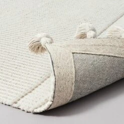 Texture Border Stripe Rug Cream/Silver Gray - Hearth & Hand™ With Magnolia -Hearth & Hand with Magnolia GUEST 94669fa7 9809 4e40 99dd 993073cf36dc