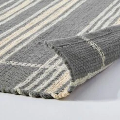 Wool Blend Variegated Stripe Area Rug Dark Gray - Hearth & Hand™ With Magnolia -Hearth & Hand with Magnolia GUEST 9dd02d18 6d5e 42bb a6fd 2ce15248043f