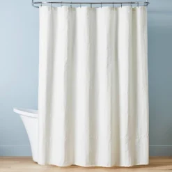 Crinkle Stripe Woven Shower Curtain - Hearth & Hand™ With Magnolia -Hearth & Hand with Magnolia GUEST a4db4300 5a76 4a9f 9868 e69b64040512