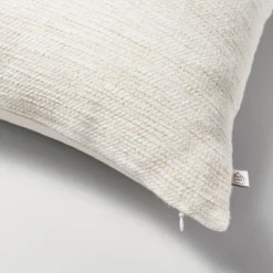 Textured Slub Stripe Square Throw Pillow Cream/Khaki - Hearth & Hand™ With Magnolia -Hearth & Hand with Magnolia GUEST b12016b7 875d 46eb 8348 aef66ade7620