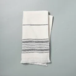 Multistripe Bath Towels Cream/Gray - Hearth & Hand™ With Magnolia -Hearth & Hand with Magnolia GUEST ba4e5222 dc1b 4345 bf85 1d089c37f51b