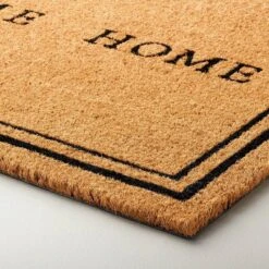 Welcome Home Coir Doormat Tan/Black - Hearth & Hand™ With Magnolia -Hearth & Hand with Magnolia GUEST bd6a320c d017 4456 a1a0 b704064666e0
