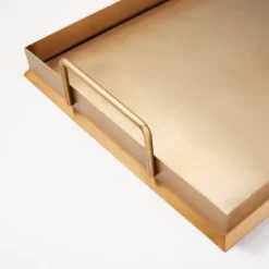 Beveled 12" X 16" Metal Decor Tray Brass Finish - Hearth & Hand™ With Magnolia -Hearth & Hand with Magnolia GUEST d65f60f1 7931 46c6 9fde 1ee80041ecb1