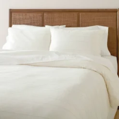 Fine Stripe Duvet & Sham Set Twilight Taupe/Sour Cream - Hearth & Hand™ With Magnolia -Hearth & Hand with Magnolia GUEST d97804e0 8bdc 4eb6 ac58 edbed2ee570c