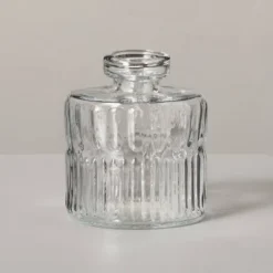 Ribbed Clear Glass Bud Vase - Hearth & Hand™ With Magnolia -Hearth & Hand with Magnolia GUEST e982acbd e5d8 4e5c 91ef 3f47a5268ba4